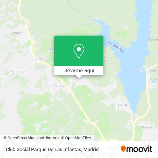 Mapa Club Social Parque De Las Infantas