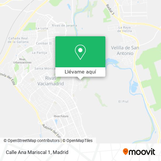 Mapa Calle Ana Mariscal 1