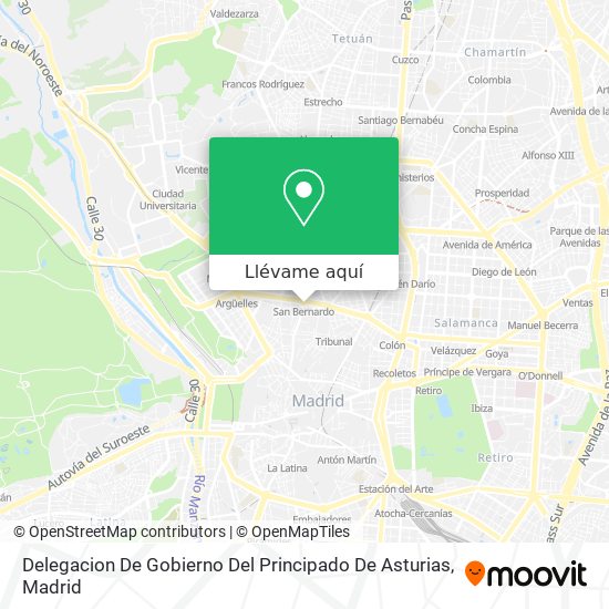 Mapa Delegacion De Gobierno Del Principado De Asturias