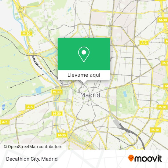 Mapa Decathlon City