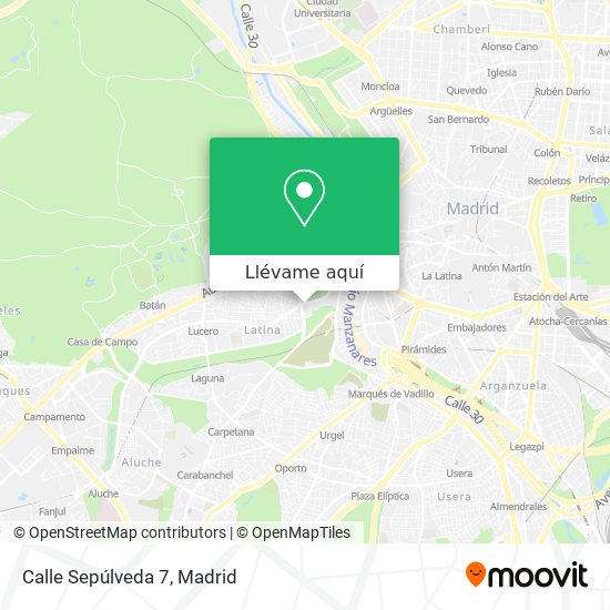 Mapa Calle Sepúlveda 7