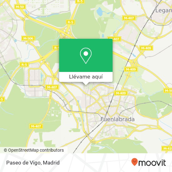 Mapa Paseo de Vigo