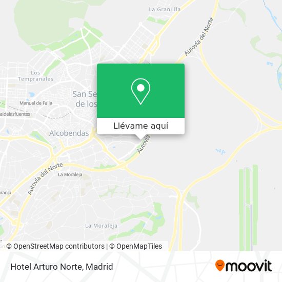 Mapa Hotel Arturo Norte