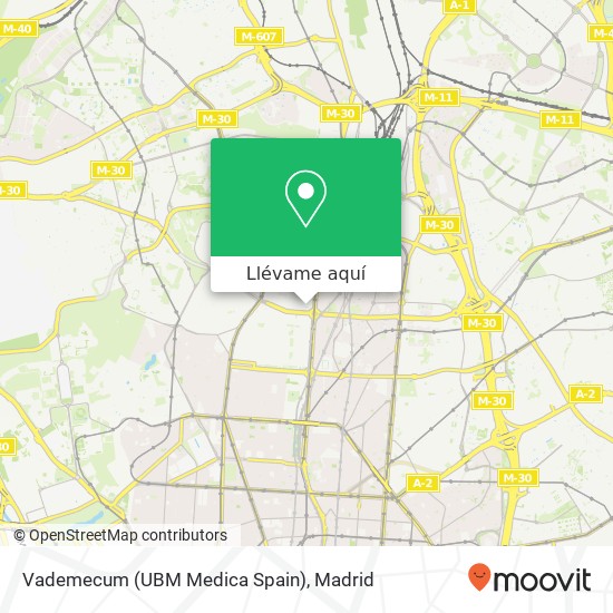 Mapa Vademecum (UBM Medica Spain)