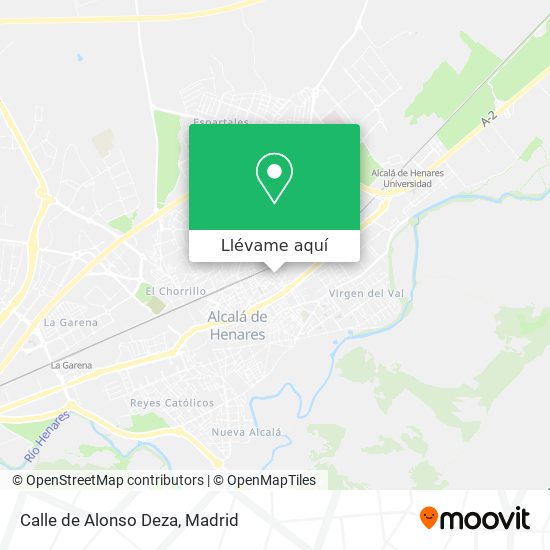 Mapa Calle de Alonso Deza