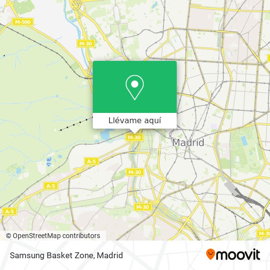 Mapa Samsung Basket Zone