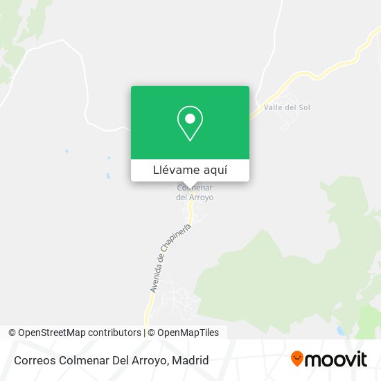 Mapa Correos Colmenar Del Arroyo