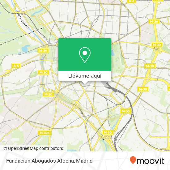 Mapa Fundación Abogados Atocha