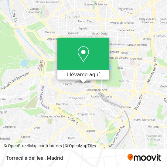 Mapa Torrecilla del leal
