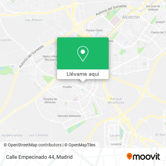 Mapa Calle Empecinado 44