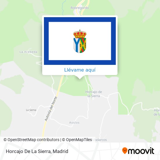Mapa Horcajo De La Sierra