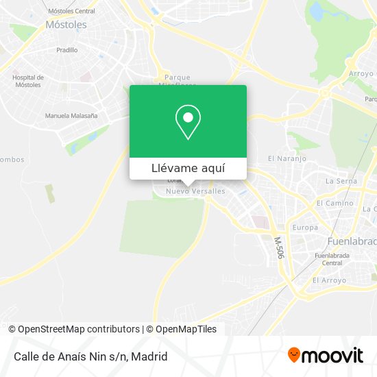 Mapa Calle de Anaís Nin s/n
