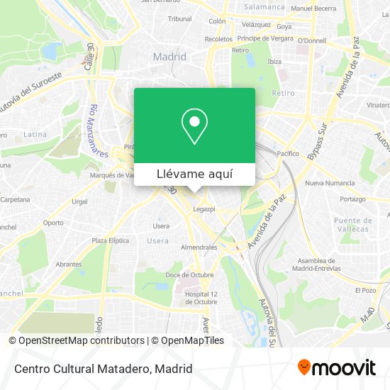 Mapa Centro Cultural Matadero