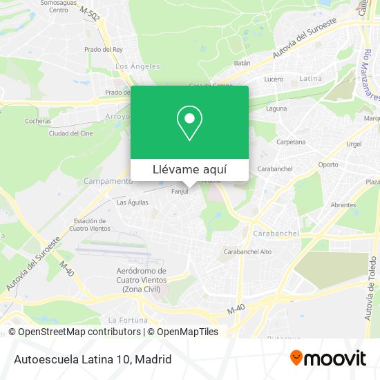 Mapa Autoescuela Latina 10