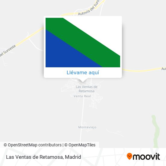 Mapa Las Ventas de Retamosa