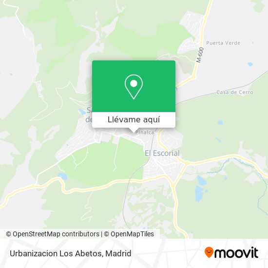 Mapa Urbanizacion Los Abetos