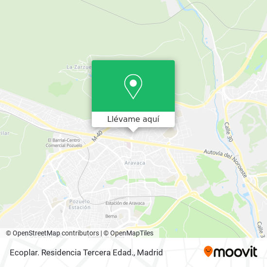 Mapa Ecoplar. Residencia Tercera Edad.