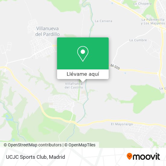 Mapa UCJC Sports Club