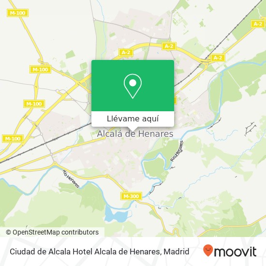 Mapa Ciudad de Alcala Hotel Alcala de Henares