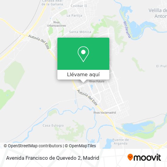 Mapa Avenida Francisco de Quevedo 2