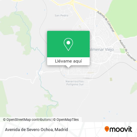 Mapa Avenida de Severo Ochoa