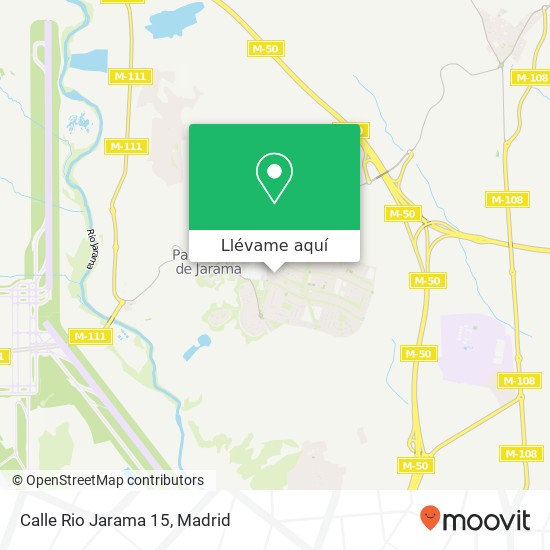 Mapa Calle Rio Jarama 15