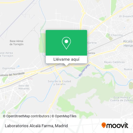 Mapa Laboratorios Alcalá Farma