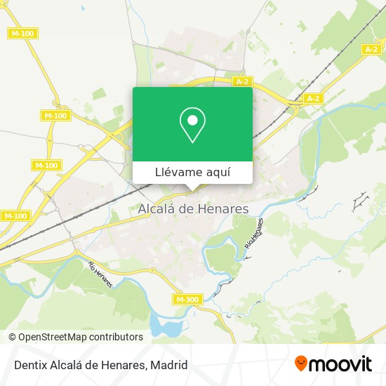 Mapa Dentix Alcalá de Henares