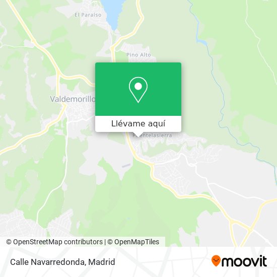 Mapa Calle Navarredonda