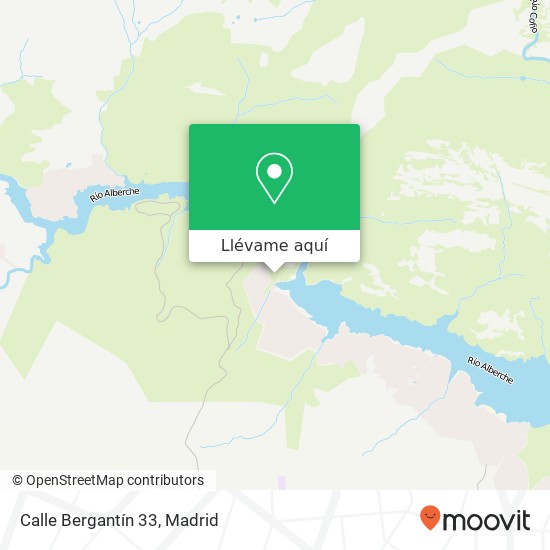 Mapa Calle Bergantín 33