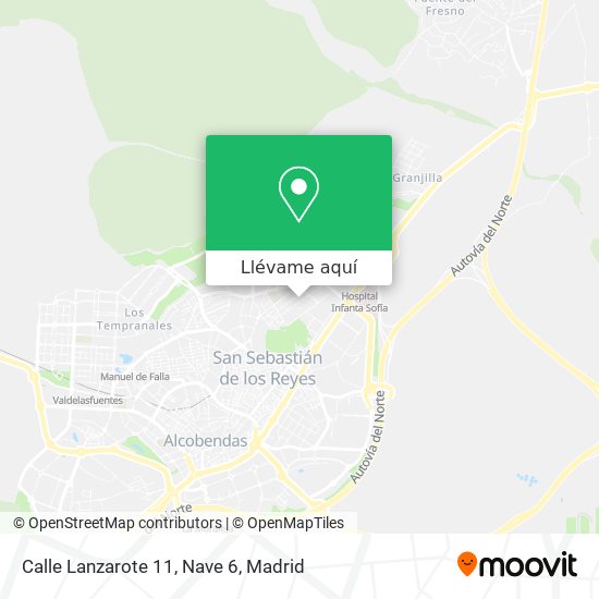 Mapa Calle Lanzarote 11, Nave 6