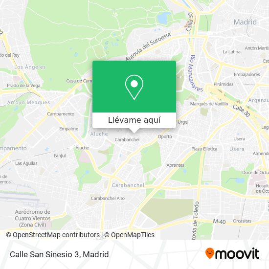 Mapa Calle San Sinesio 3