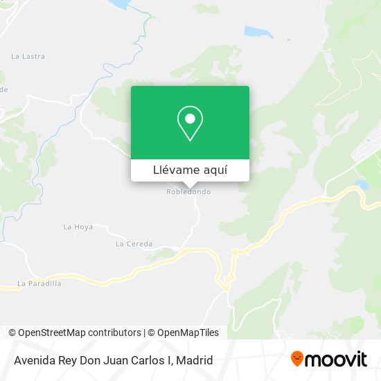 Mapa Avenida Rey Don Juan Carlos I