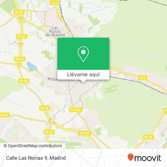 Mapa Calle Las Norias 9