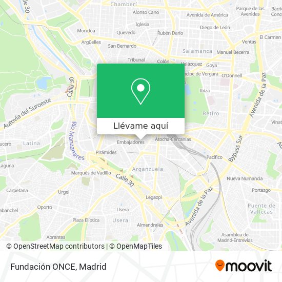 Mapa Fundación ONCE