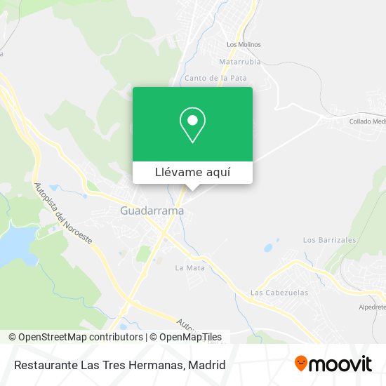 Mapa Restaurante Las Tres Hermanas