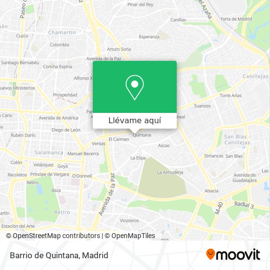 Mapa Barrio de Quintana