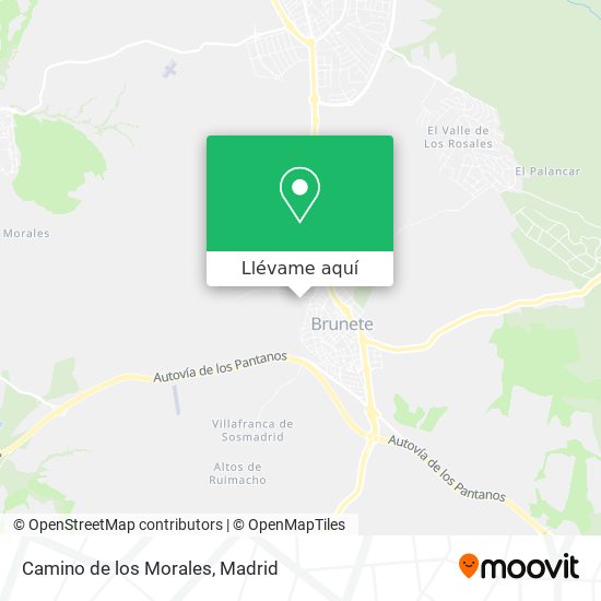 Mapa Camino de los Morales