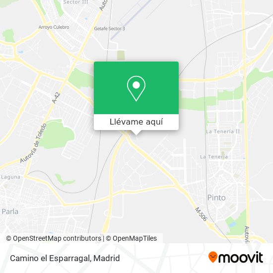 Mapa Camino el Esparragal