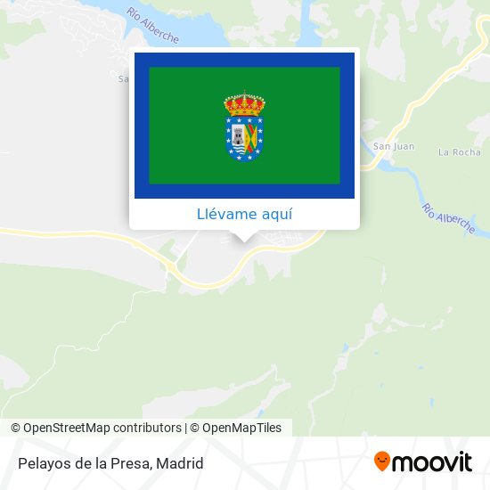 Mapa Pelayos de la Presa