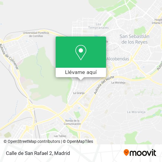 Mapa Calle de San Rafael 2
