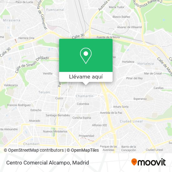 Mapa Centro Comercial Alcampo
