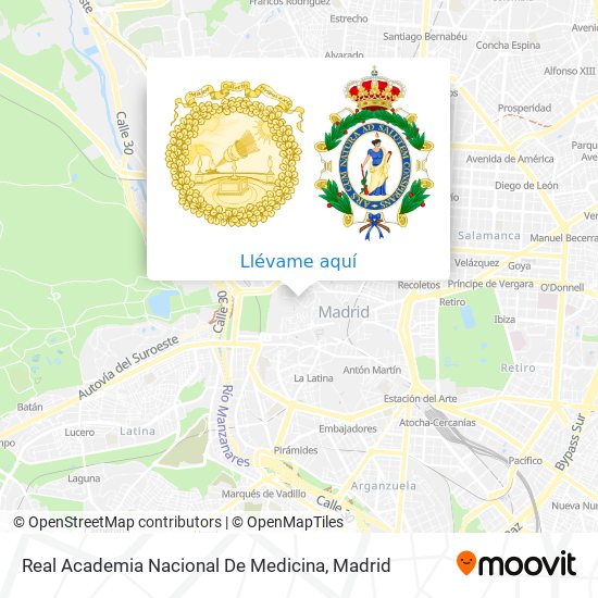 Mapa Real Academia Nacional De Medicina