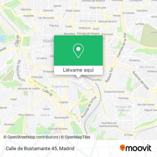 Mapa Calle de Bustamante 45