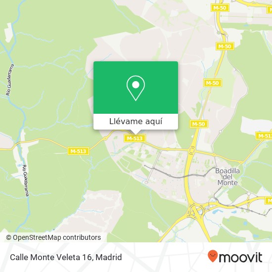 Mapa Calle Monte Veleta 16