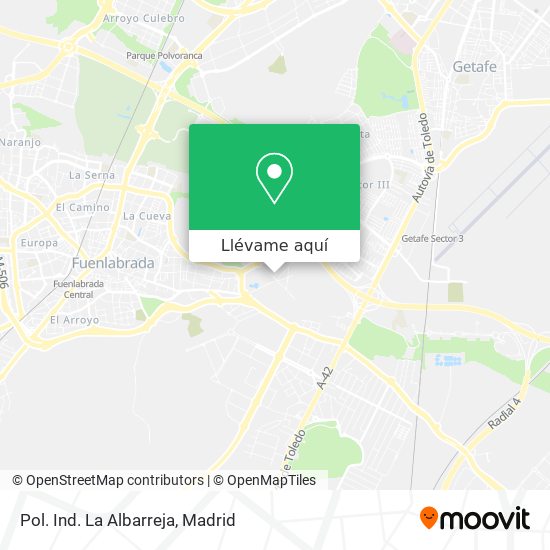 Mapa Pol. Ind. La Albarreja