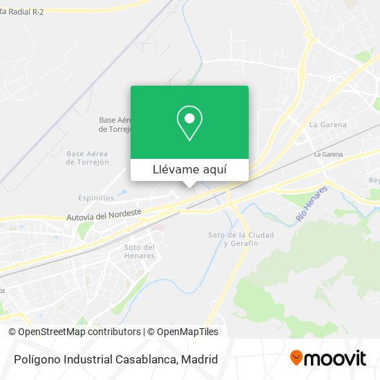 Mapa Polígono Industrial Casablanca