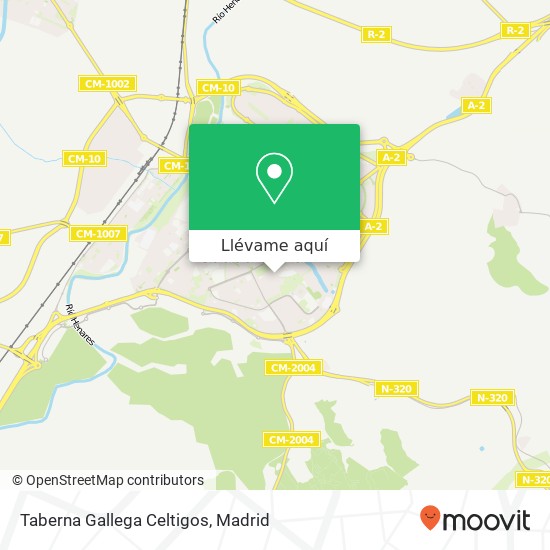 Mapa Taberna Gallega Celtigos