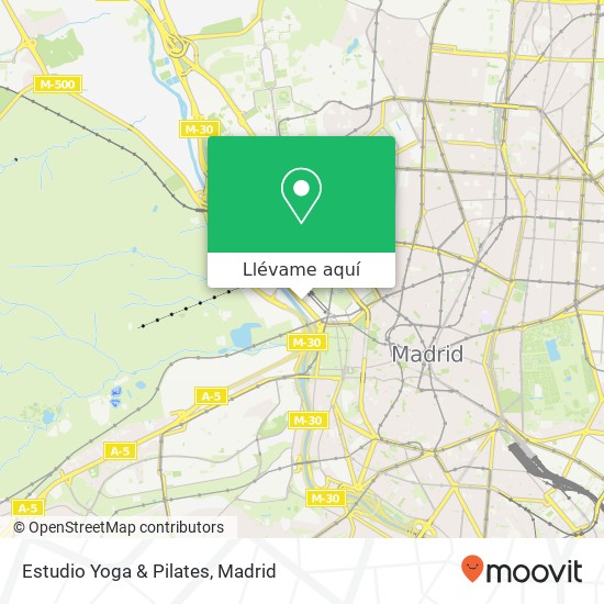 Mapa Estudio Yoga & Pilates