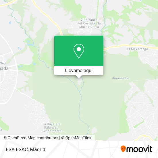 Mapa ESA ESAC